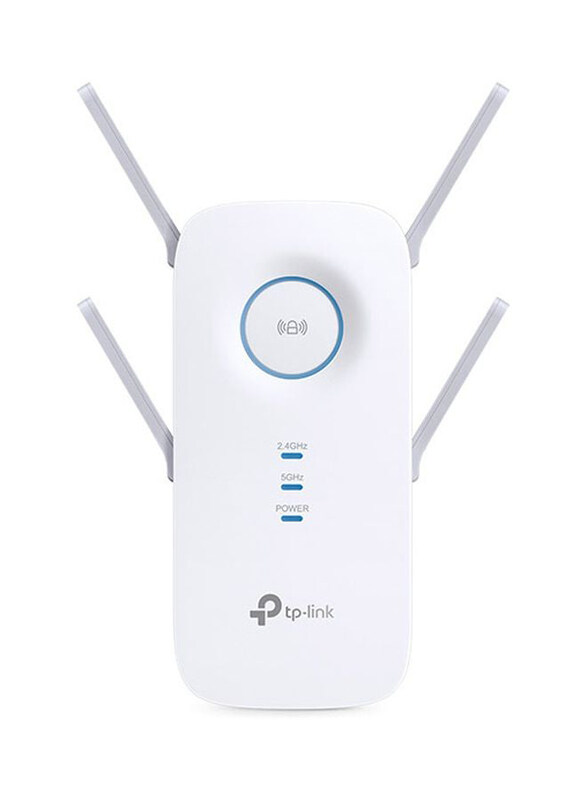 

TP-Link RE650 AC2600 Renewed Wi-Fi Range Extender, White