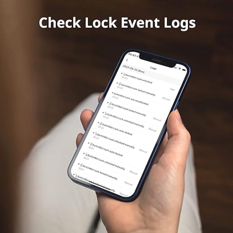 لوحة المفاتيح الذكية SwitchBot لـ SwitchBot LockKeyless Home EntryIP65 مقاوم للماء، يدعم كلمات المرور الافتراضية لأمن المنزل، عمر البطارية عامين