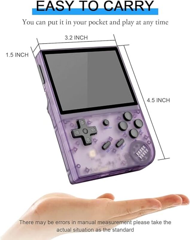 LKOHJF Anbernic RG35XX Handheld Game Console Retro Games Consoles with 35 Inch IPS Screen 64G TF Card 5474