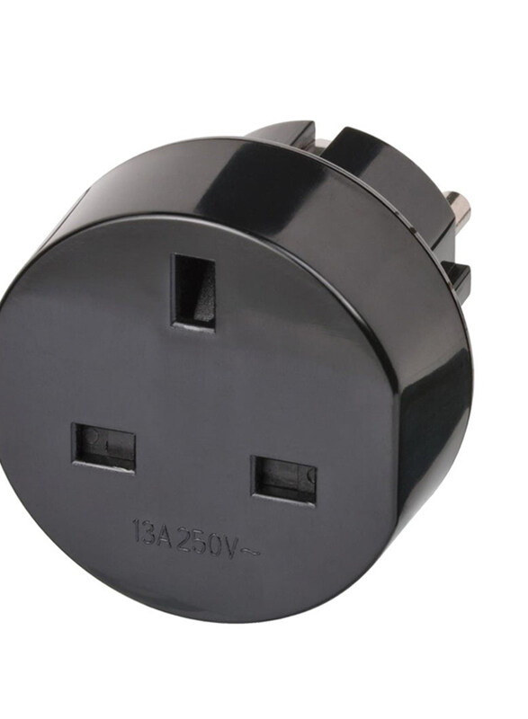 

Brennenstuhl UK to EU Plug Travel Adapter, 1508530, Black,