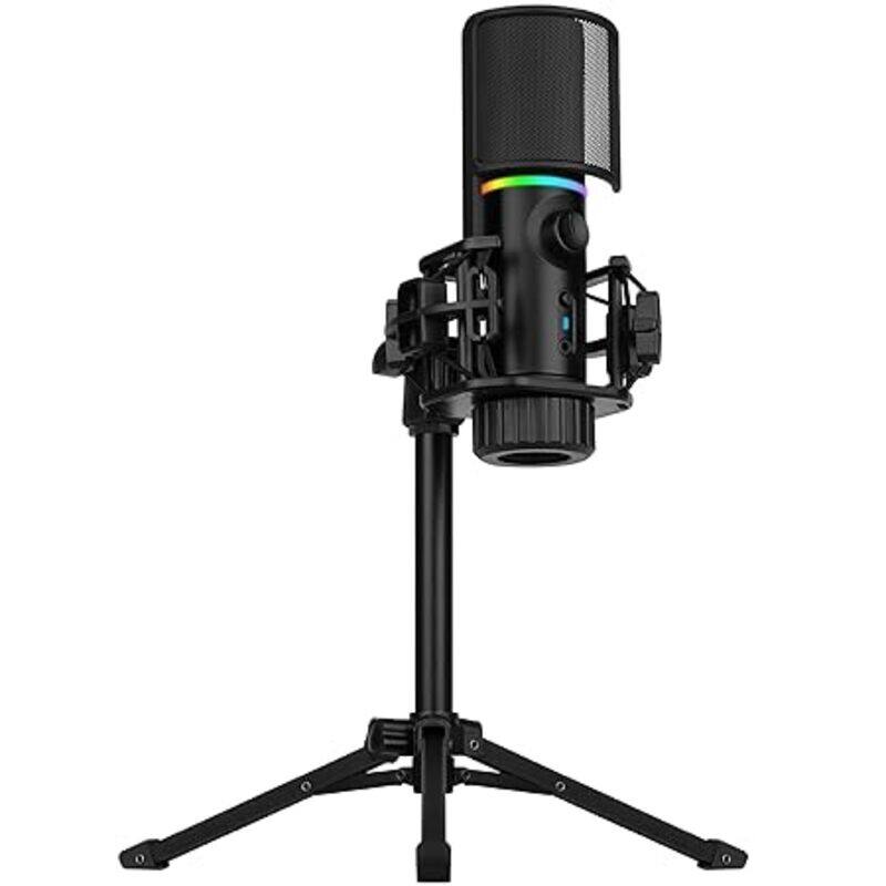 

MIC 48 RGB TP BKStreamplify MIC Microphone Tripod Inside RGB 2 Audio Modes
