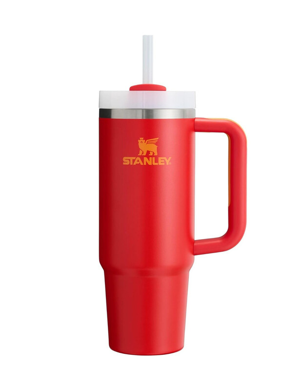 

Stanley 40oz Quencher H2.0 FlowState Stainless Steel Vacuum Insulated Tumbler with Lid and Straw, Neon Orange