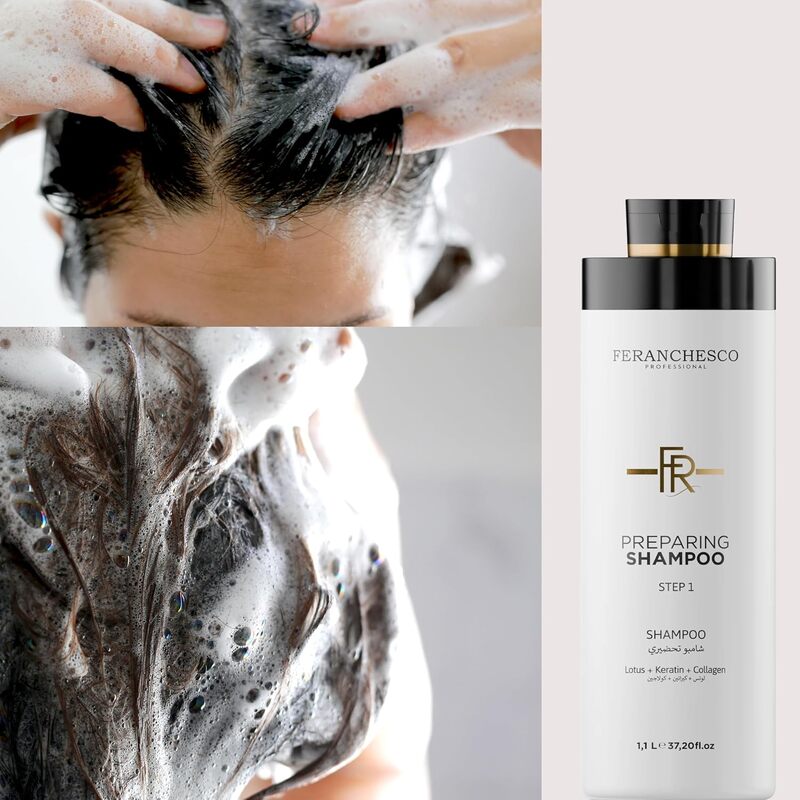 Preparing Shampoo Purifies Softens and Preps Hair for Treatments