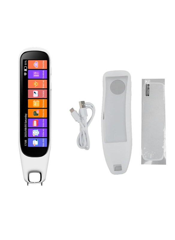 

Generic Translation Pen ScannerText to Speech Device OCR Digital Exam Reading Pen Wireless Language Translator for Student Dyslexia & Travelers, White