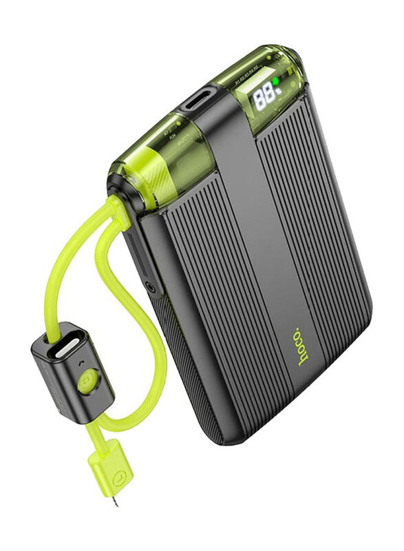 

Hoco 10000mAh Powerbank, J127, Black