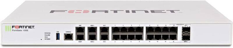 

Fortinet FG-100E-BDL-950-12 FortiGate-100E Hardware Plus 1 Year 24X7 FortiCare and FortiGuard Network Security Firewall