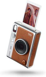 FUJIFILM INSTAX MINI EVO CAMERA BROWN.