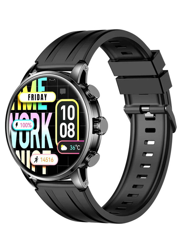 

Kieslect KR2 1.43 Inch Smartwatch with Bluetooth Calling, Black