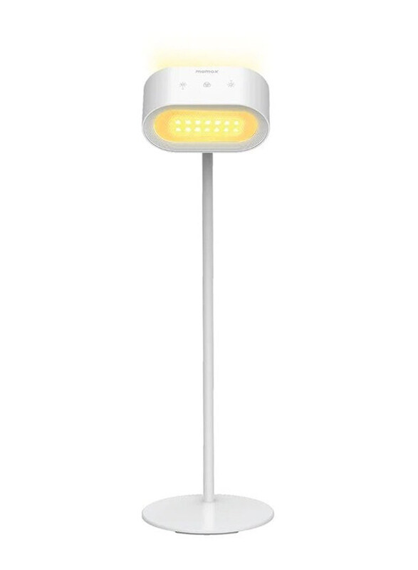 

Generic Momax QL13 SnapLux Mood Multifunctional Wireless Magnetic Light Dual Light Source Desktop Night Lamp, White