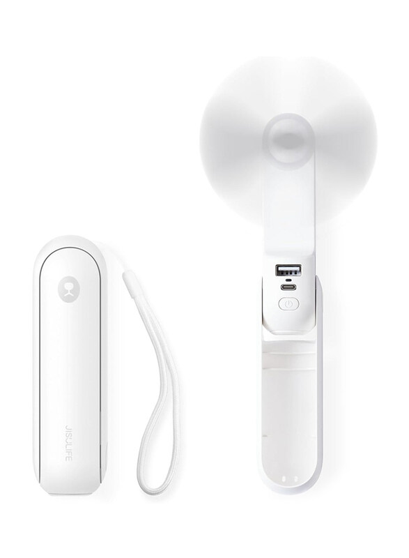 

Jisulife Portable Mini Pocket Handheld Fan, White