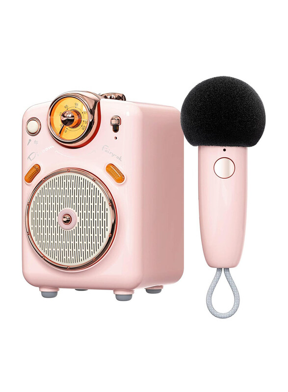 

Divoom Fairy-OK Bluetooth Speaker, Pink
