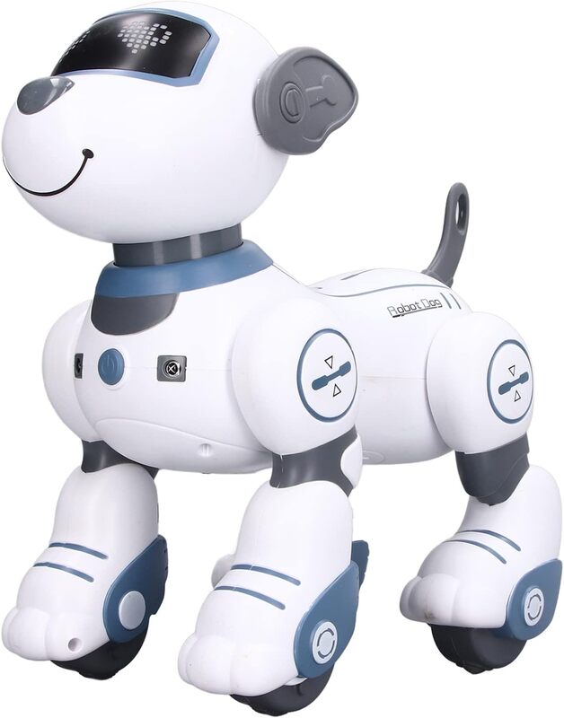 

Shanrya RC Robotic Dog Volume Adjustable Smart Lovely Dancing Remote Control Robot Dog for Children for Holiday Party for Home