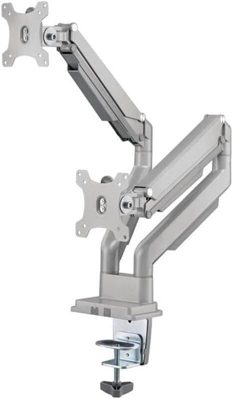 Gadgeton GGO-2076 Pole-Mounted Gas Spring Aluminum Dual Monitor Arm