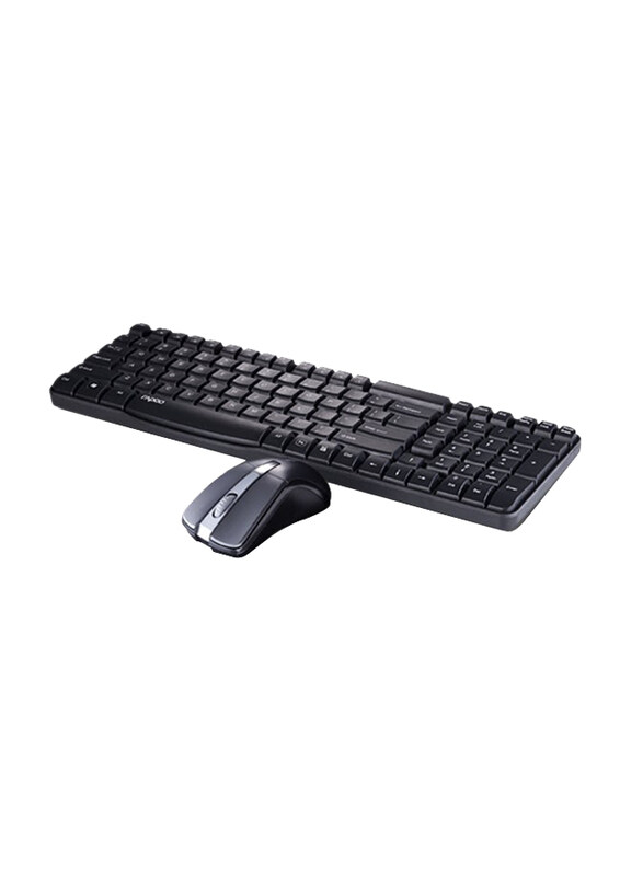 

Rapoo X1800S Wireless Keyboard & Mouse Combo Set, Black