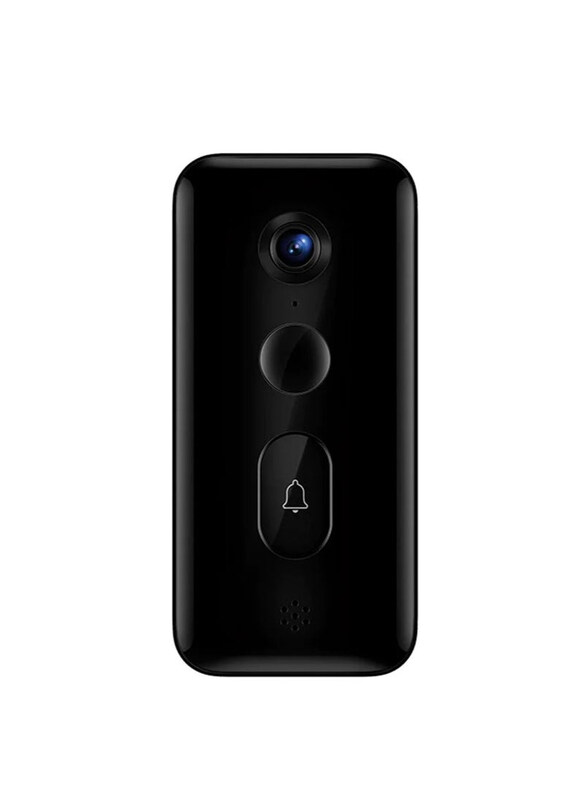 

Xiaomi Smart 3 Security Doorbell with 1080p Video & Two Way Audio Communication, MJML06-FJ, Black