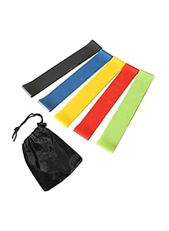 

Generic Loops Exercise Resistance Bands, 5 Piece, Multicolour