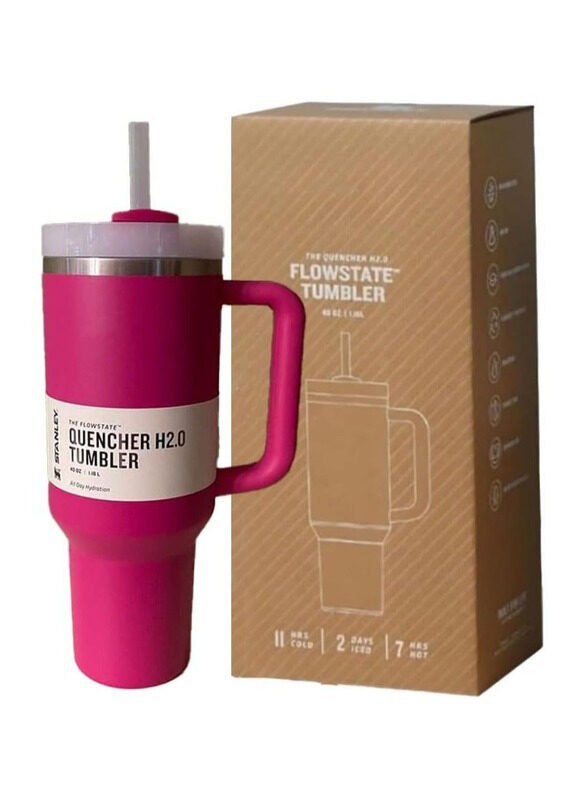 

Stanley 40oz Quencher Stainless Steel Tumbler with Lid Insulated, Hot Pink