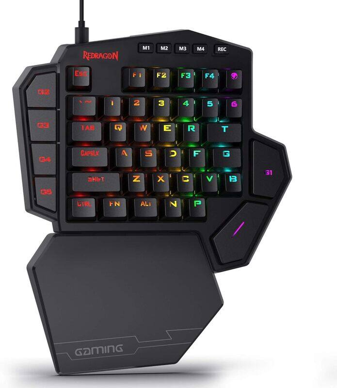 

Redragon K585RGB KSRedragon DITI Elite Wired Wireless RGB Mechanical Keyboard Brown Switches