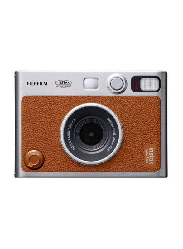 

Fujifilm Instax Mini Evo Instant Camera, 4.9 MP, Brown