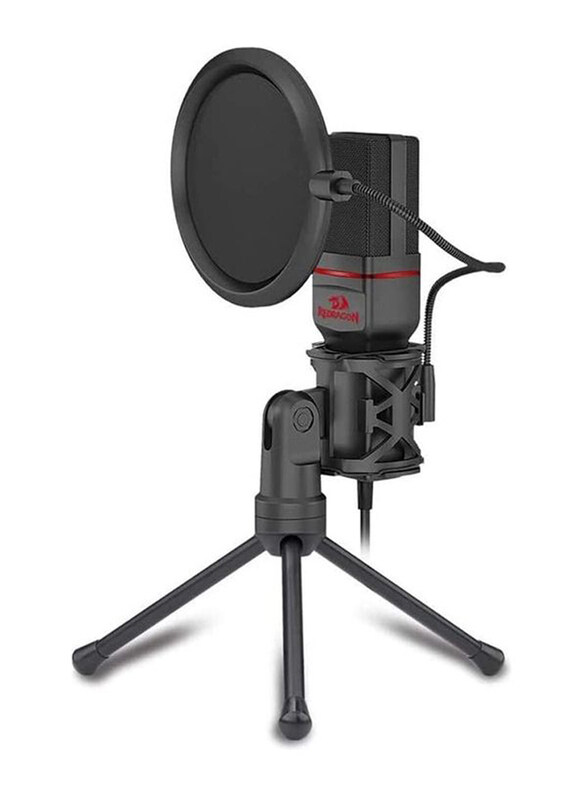 

Generic Redragon Professional Studio Condenser Microphone for Computer Pc, Black