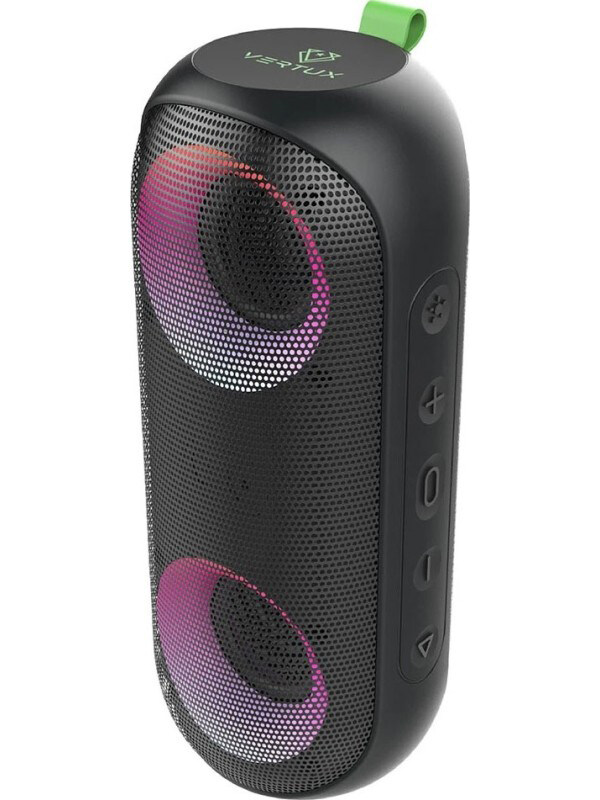 

Vertux Rumba Bass Boosted Water Resistant LED Bluetooth Speaker, Black