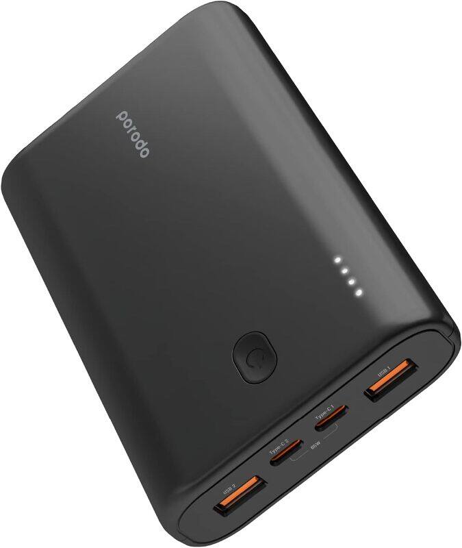 

Porodo 20000mAh 65W 225W Power Bank Black