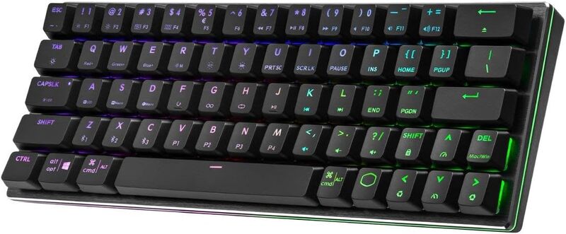 Cooler Master SK622 Wireless 60% Mechanical Keyboard with Low Profile Blue Switches WiredSK 622 GKTL1 US