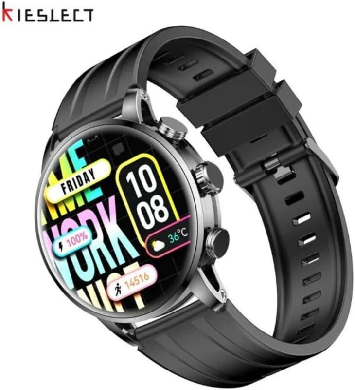 Kieslect Kr2 Smart Calling Watch with dual core triple speed black yellow