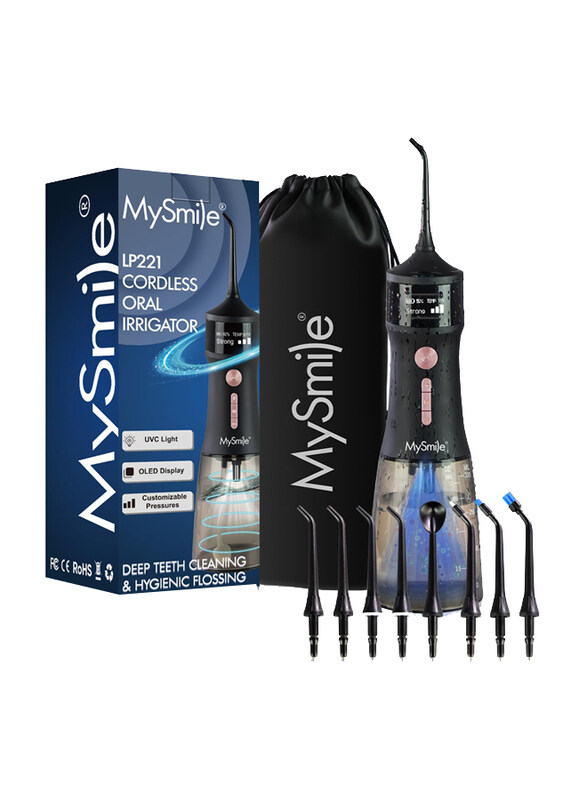

Mysmile LP221 UVC Sterilizable Cordless Water Flossers, One Size