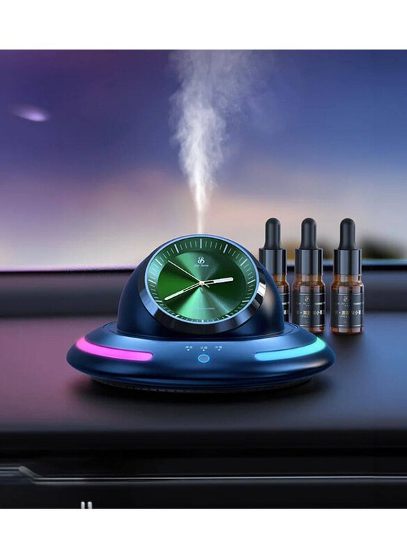 

Generic Joy Storm Car Perfume Intelligent Clock Diffuser, Black