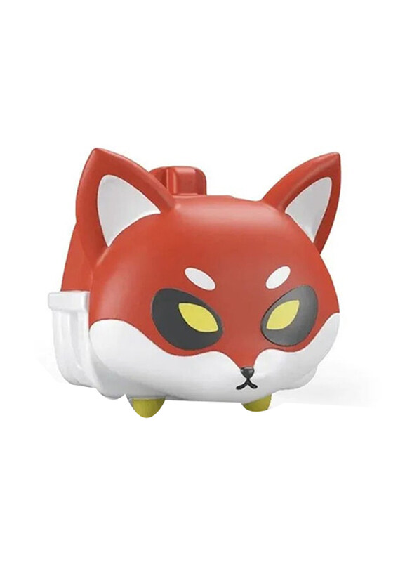 

Glorious High-Quality Vinyl Material Fox Switch Toy Figu Toy, White/Orange