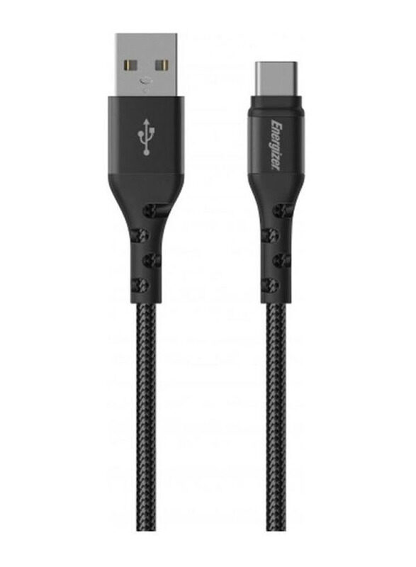 

Energizer 2-Meter Ultimate Metal Braided Usb-A To Type-C Cable, Black