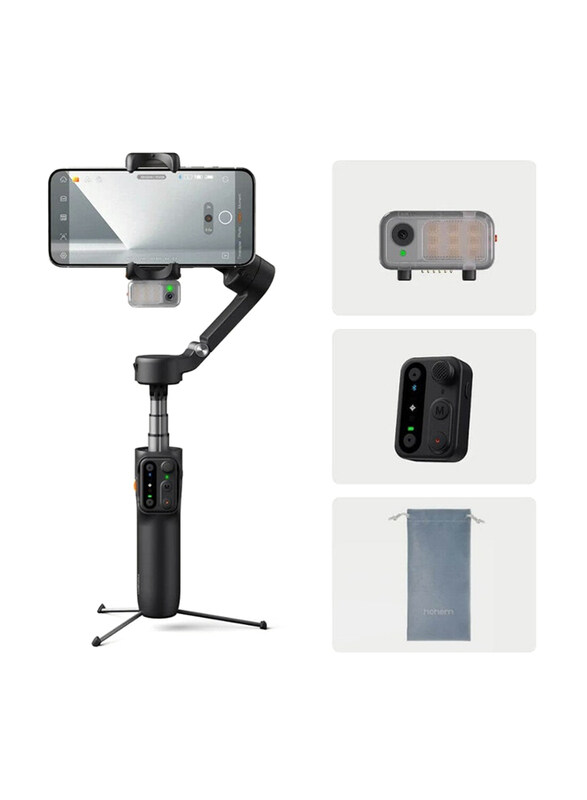 

Hohem iSteady V3 Gimbal Stabilizer for Smartphone, Black