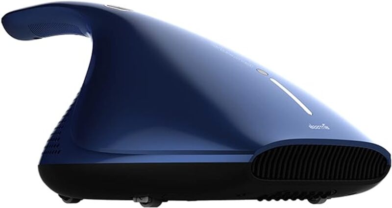 Deerma CM818 مكنسة كهربائية محمولة لعث الغبار، مزيل عث الغبار مع تعقيم بالأشعة فوق البنفسجية، مكنسة كهربائية 13000 باسكال للسرير والأريكة، ترشيح HEPA 450 وات أزرق