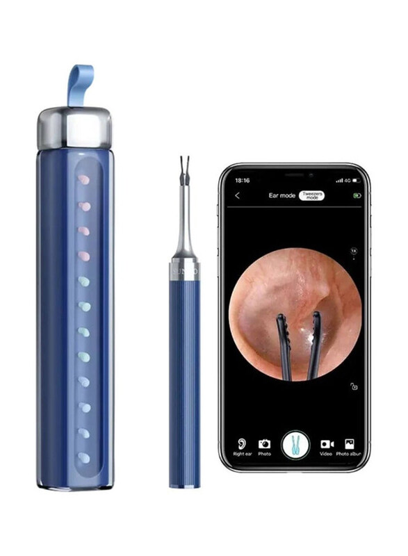 

Generic 4 in 1 Ear Tweezers with Camera, Blue