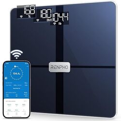 RENPHO ES WBE28 BK  Bluetooth Wi Fi Premium Smart Digital Scale Elise Aspire  Black