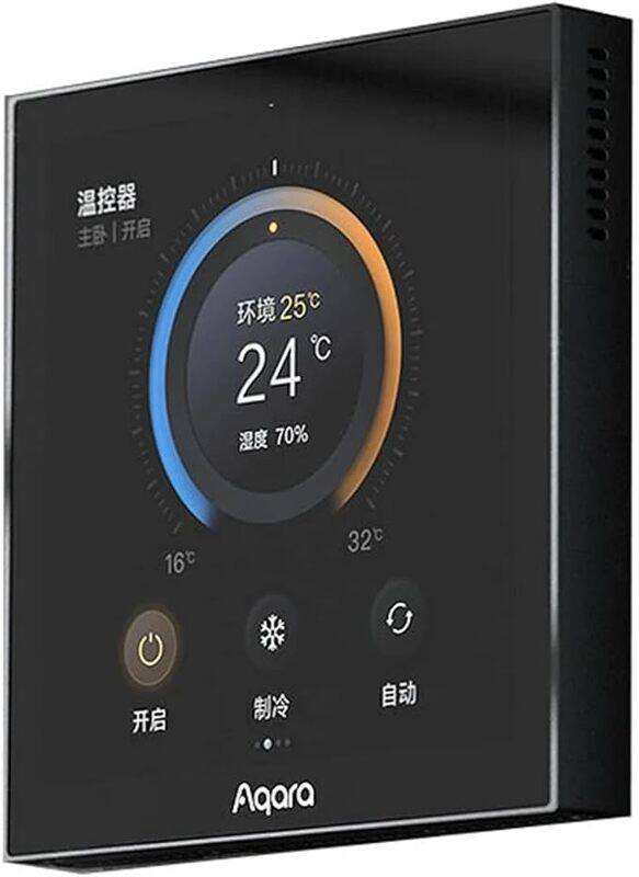 Aqara S3 Smart Zigbee LED Thermostat Touch Screen Panel Voice Remote Control Support Sensing