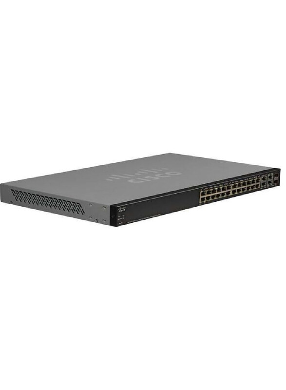 

Cisco 24-Port 10/100 POE Managed Switch, Black
