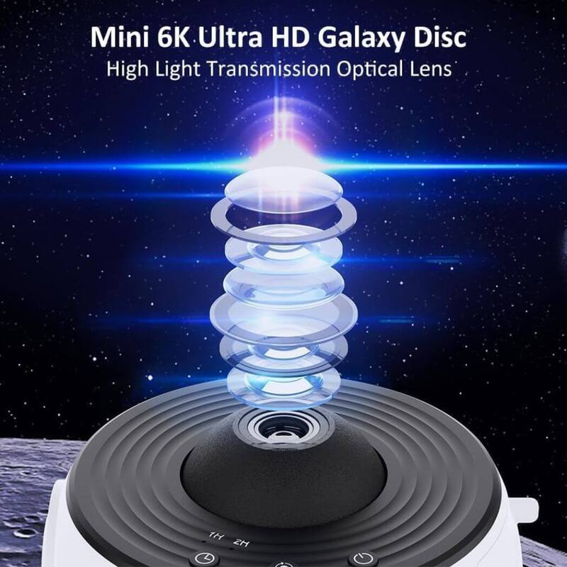 12 in 1 Planetarium Star Galaxy Projector Realistic Starry Sky Night Light