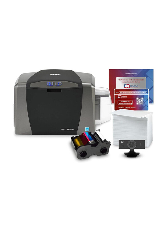 

Fargo ID Card Printer, DTC1250e, Black/Grey