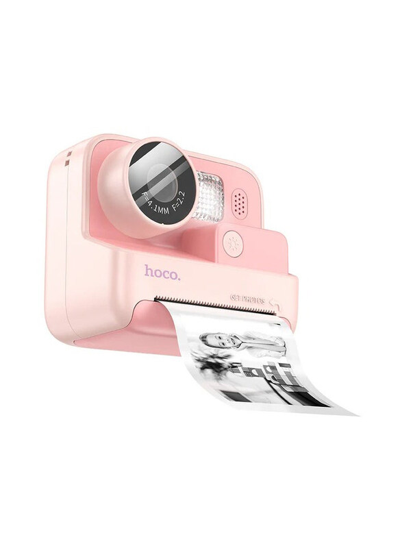 

Hoco DV200 Dual Lens Children Printing Camera, Pink