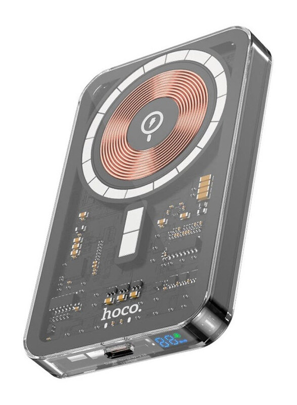 

Hoco 5000mAh PD20W Magnetic Fast Charge Powerbank, Q14, Transparent