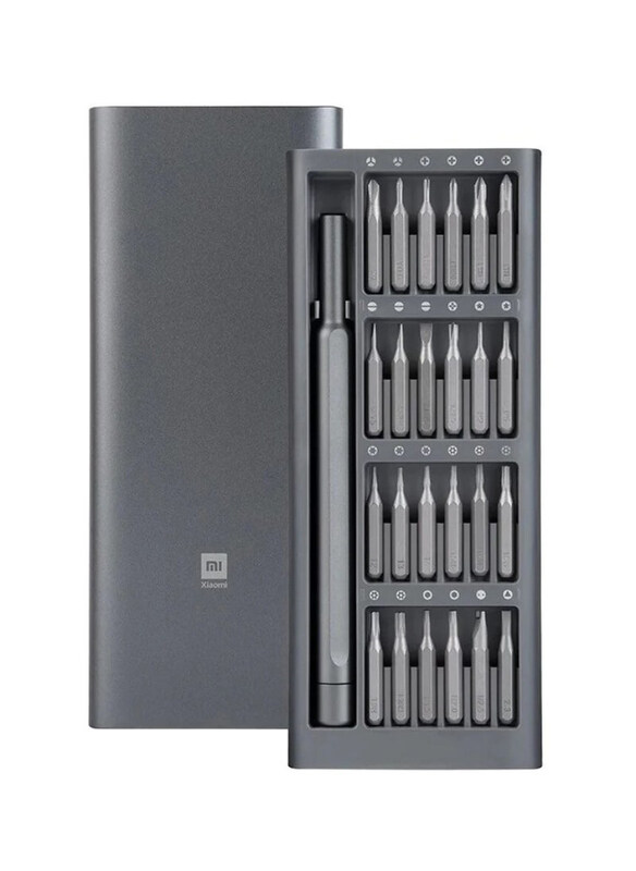 

Xiaomi Mi Precision Screwdriver Kit, MJJXLSD002QW, 24 Pieces, Grey