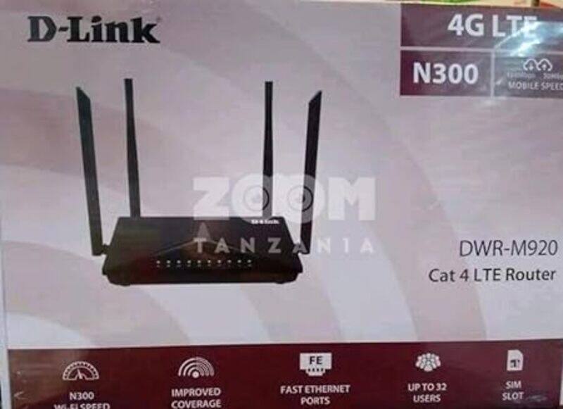 DBLink DWR M920 4G N300 LTE Router  Black