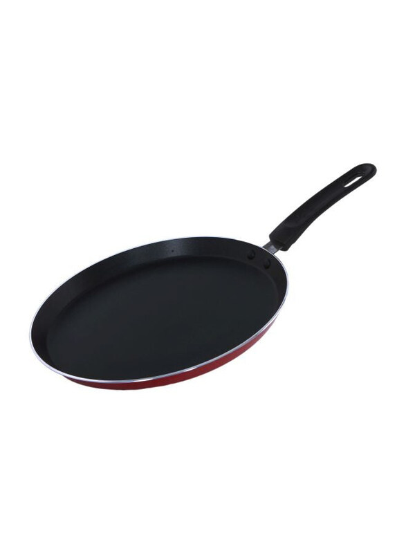 

Delcasa 26cm Non-Stick Aluminium Round Induction Pan, Red