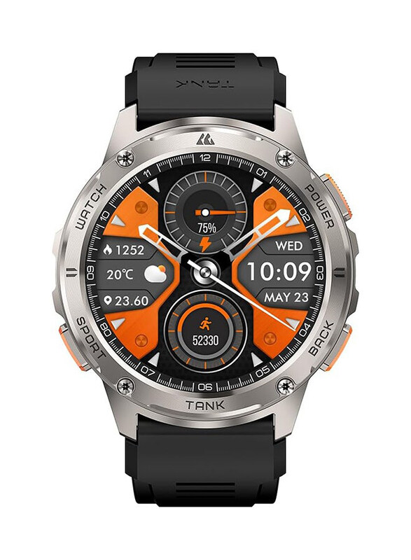 

Kospet Tank T3 1.43 Inch Smartwatch with Heart Rate Monitoring & Sleep Tracking, Black