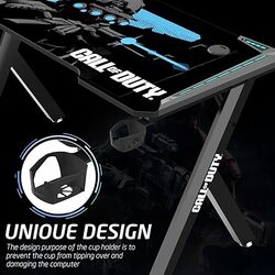 Call Of Duty COD Hawksbill Series RGB Flowing Light Gaming Desk COD-HAWKSBILL-03