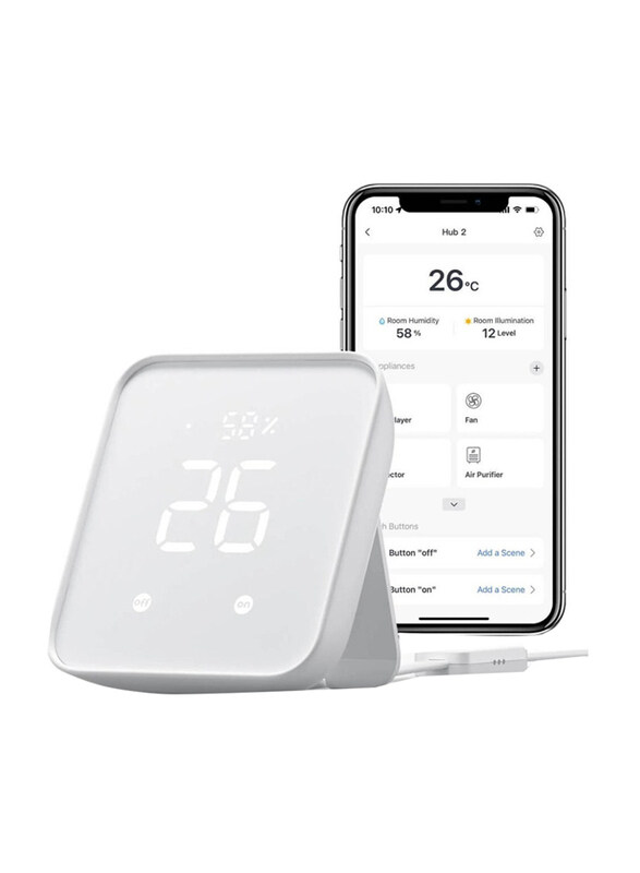 

SwitchBot Hub Mini all-in-one IR Management Device, White