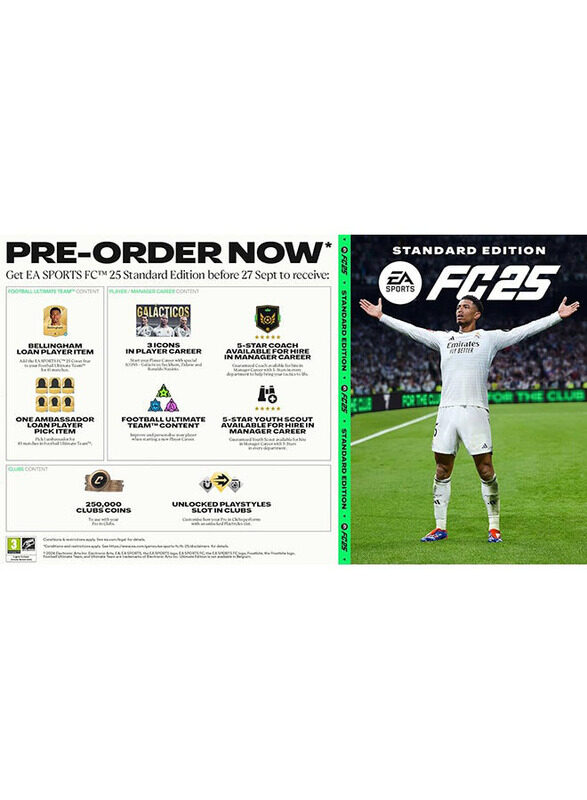 

EA Sports FC 25 Sports (UAE Version) for PlayStation 5 (PS5)