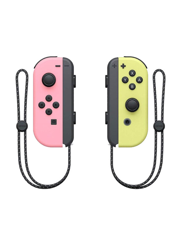 

Nintendo Wireless Controller Gamepad for Nintendo Switch Joy Con Left + Right, Pink/Yellow